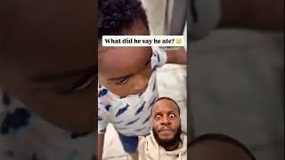 What did this kid say he ate? 🧐😩😅 #fyp #shorts #comedy #viral #bwattstv