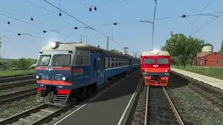 Train Simulator Эр2-5186 ржд и Эр9т-710 бч