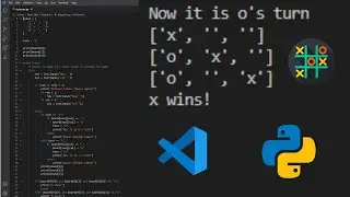 Coding TicTacToe in Python!