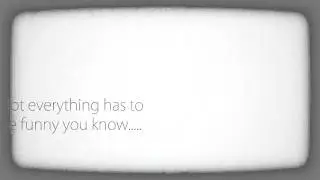 Mighty Boosh: Crazy Excuses Typography