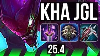KHA'ZIX vs DARIUS (JGL) | 14/1/7, Legendary, 1400+ games | NA Master | 25.4