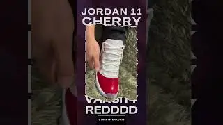 Jordan 11 Cherry Red Lace Tip #shorts #howto #tips