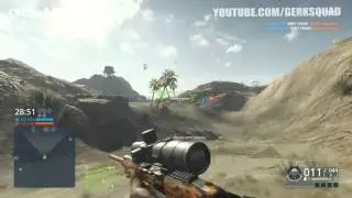 Battlefield Hardline - Best Unbelievable Helicopter Pilot Snipe Across Map
