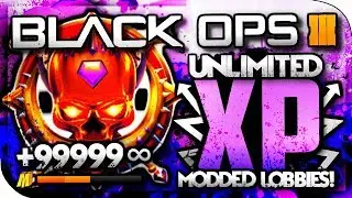 INSANE BO3 LOCKED XP LOBBY GLITCH 2018 XBOX ONE, PS4 ONLY WORKING GLITCH
