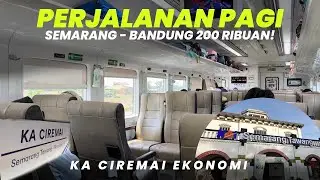SEMARANG - BANDUNG TERMURAH CUMA 200 RIBUAN AJA‼️Naik Kereta Api Ciremai Ekonomi