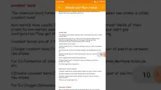 Science class 10th chapter 3 (Metals and non metals)        #specialnotes #goldenrules