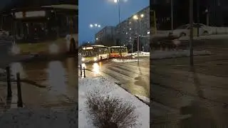 Wjazd MAN NG363 Lion's City G #3449 na przystanek Szpital Br&oacute;dnowski 03 #shorts