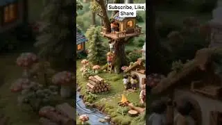 Mini Village Story | Tiny Village Life | Miniature Village Setup | Relaxing Mini World #tinybuild