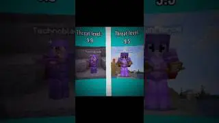 The Deadliest Minecraft players Threat levels 🔥 #shorts #minecraft