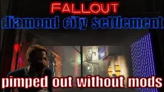 Fallout 4 settlement diamond city pimped out -without mods-