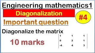 Diagonalize the Matrix | Engineering Mathematics for JNTUH Students | Simplified Hindi Explanation