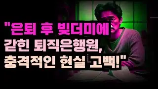 퇴직 후 빚 부담에 갇힌 전직 은행원. 안정이라 믿었던 노후가 왜 이렇게 변했는지 고백한다