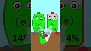 Asmr Drinking Challenge | Soft Drinks Vs Milk | Mukbang Animation #shorts #mukbang #azdanimation