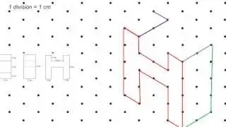 3D  Front Elevation, Side and Plan; Isometric Drawing Part 2