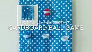 Cardboard Ball Game | DIY GAME | Carton Cup Ball | Fun Food and Arts