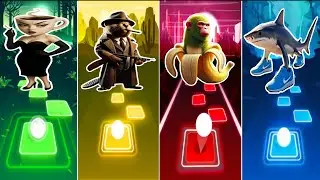 Ballerina Cappuccina VS Tralalero Tralala VS Shinpanzeni Bananeni VS Speed Shark