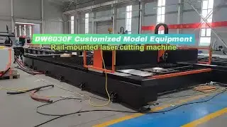 DW6030F Rail-mounted Laser Cutting Machine: Compact Precision for Metal Fabrication Pros!