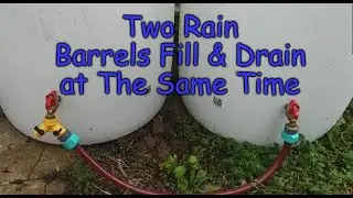 The easy way to link two or more rain barrels.