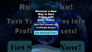 Discover a New Way to Earn Online with Refer Stake!