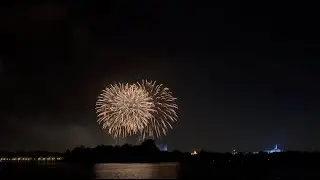 Watching Fireworks at Disney's Polynesian Resort