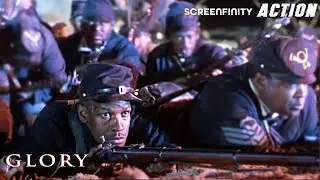 Morgan Freeman and Denzel Washington's insane civil war battle sequence | Screenfinity Action