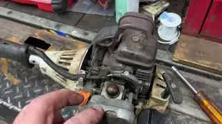 STIHL FS 110 4MIX CLUTCH ISSUES / WOW THIS CLUTCH IS TOAST! / TIP AT THE END!