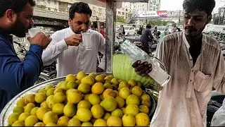 World's Most Easy and Popular Juice Making Process | Fresh Lemon Juice | How to Make Lemon Juice