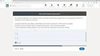 LinkedIn - Microsoft Outlook - Assessment