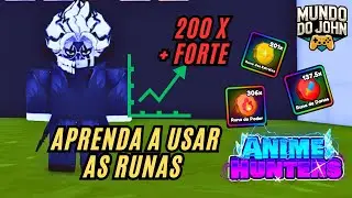 APRENDA A USAR AS RUNAS - ANIME HUNTERS - #roblox #robloxlivestream #robloxgameplay #robloxmemes