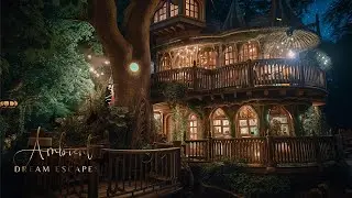 Hidden Cosy Magic Forest Cafe Ambience & Relaxing Music