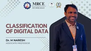 BDA Lec 1 | Classification of Digital Data | Dr. M Naresh | CSE(Data Science)
