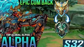 welcome to epic come back season S 33 new video alpha game play mlbb
