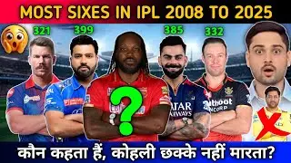 Top 10 Batsmen Most Sixes In IPL History | Most Sixes In IPL History | Rohit Sharma | Virat Kohli