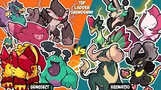 RAIDBOSS vs AGGRO | TemTem Top Ladder Teams (GENOSECT v KOINATSU) | 1500TMR Competitive PvP Gameplay