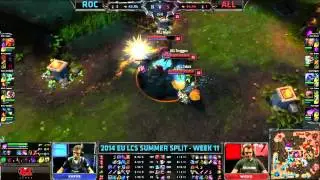 ROC vs ALL   LCS EU W11D1   ROCCAT vs The Alliance VOD