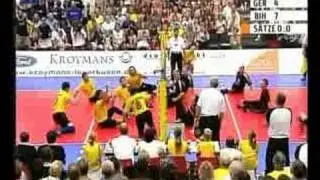 Sitting Volleyball for Disabled