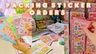 📦 Packaging Sticker Orders 💌 | Tiktok compilation