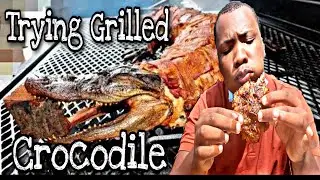 Trying Crocodile Meat for first time