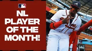 Ronald Acu&ntilde;a Jr. cannot be SLOWED down! Wins NL Player of the Month for April!