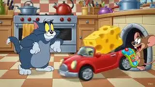 &ldquo;Max the Cat tries to catch Munch the Mouse in a crazy kitchen chase &mdash; , 