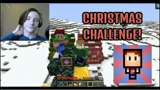 CHRISTMAS STAR CHALLENGE! (and other Christmas mayhem) | Stinkyink VS. JayPig Minecraft Challenge