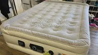 SereneLife Luxury Air Mattress &ndash; Comfortable, Inflatable Bed for Home & Guests!