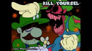 Beta Luigi Meets I hate you Luigi | Mario's Madness Dub