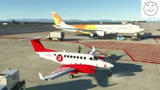 Microsoft Flight Simulator   Vol en Textron Aviation Beechcraft King air 350I, tuto démarrage