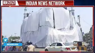Mosque covered ahead of Ram Navami procession in Hyderabad