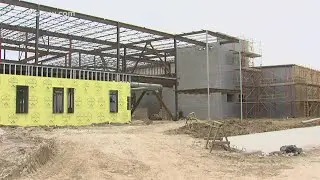 Time lapse shows construction progress on new intermediate school in Port Neches