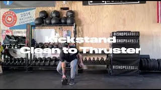 Kickstand Clean to One Arm Thruster