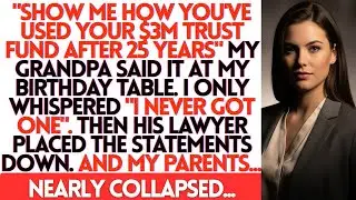 My Parents Hid My $3M Trust Fund For 25 Years—Grandpa Exposed Everything On My Birthday
