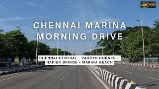 Chennai city drive|Chennai central to Marina|#oldestroad #chennai #central #marina #pov #parrys