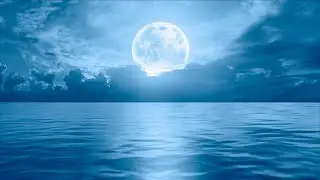 528 Hz | Magic Blue Moon | Activates Cellular Healing and Positive Transformation